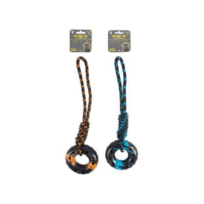 TPR Emboss Ring with Rope - 45.7cm