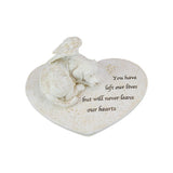 Load image into Gallery viewer, Memorial Dog on Heart Plaque - 19cm
