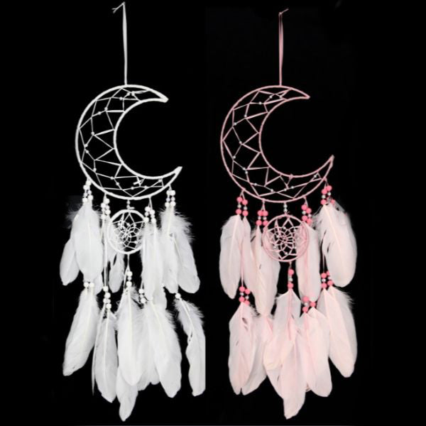 Half Moon Dream Catcher - 20cm