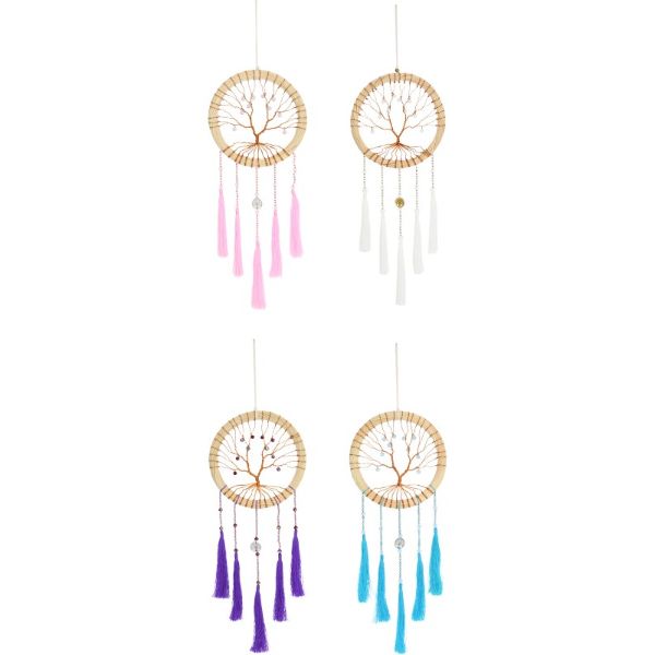 Hand Woven Tree of Life Dream Catcher - 16.5cm