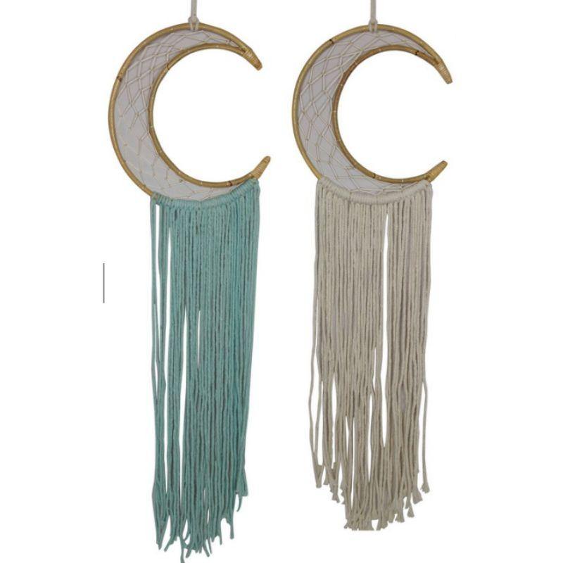 Rattan Moon Dream Catcher - 24cm - The Base Warehouse