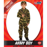 Load image into Gallery viewer, Boys Army Boy Deluxe Costume - 140cm
