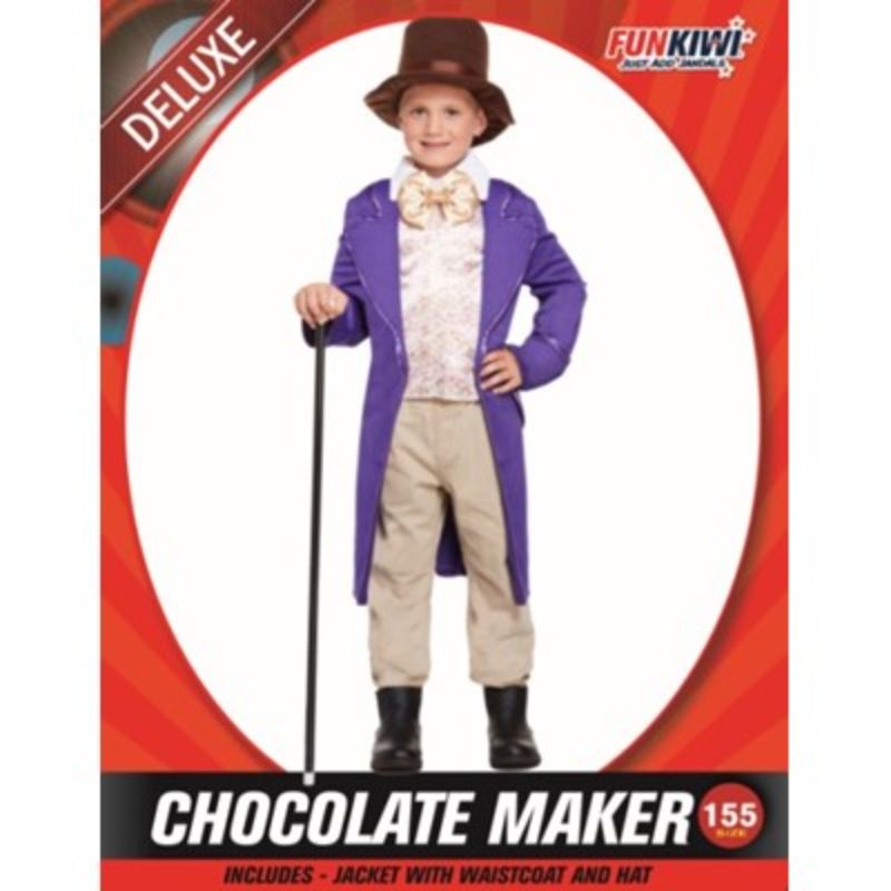 Kids Deluxe Chocolate Maker Costume - One size fits most