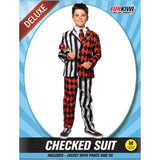 Load image into Gallery viewer, Boys Deluxe Checked Suit Costume - M
