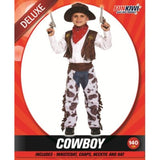 Load image into Gallery viewer, Boys Deluxe Cowboy Costume - 140cm

