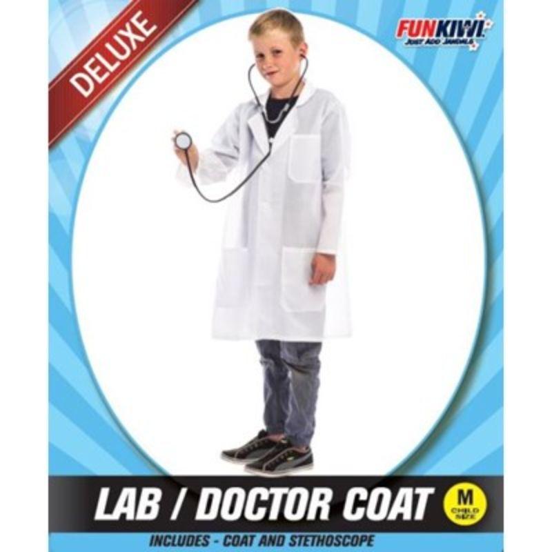 Boys Lab / Doctor Coat Deluxe Costume - Medium