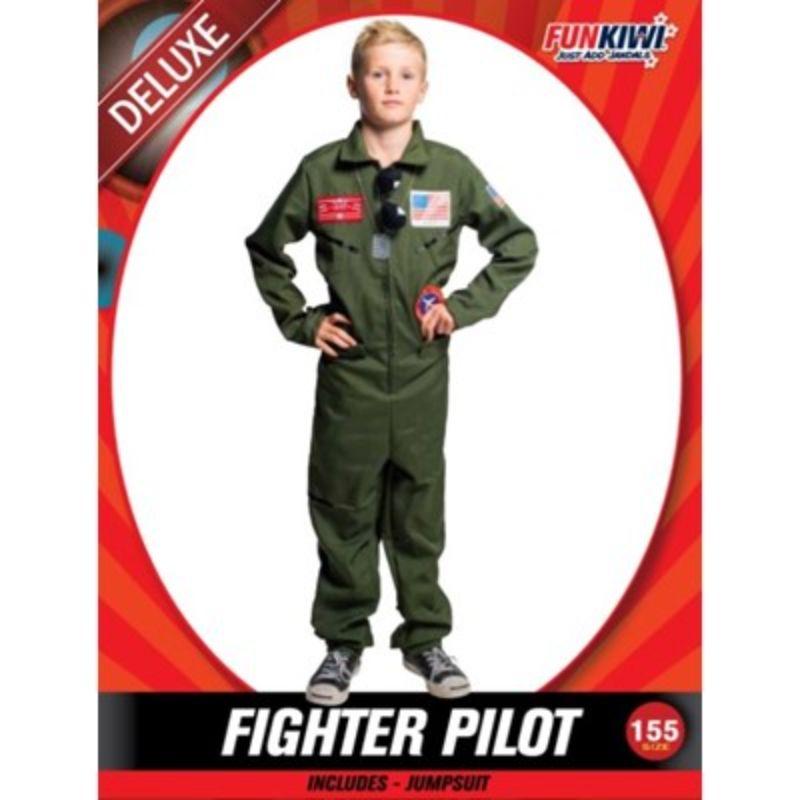 Boys Fighter Pilot Deluxe Costume - 155cm