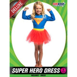 Load image into Gallery viewer, Toddler Deluxe Super Hero Dress
