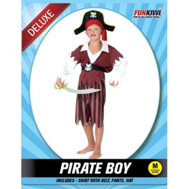 Deluxe Medium Boys Pirate Costume