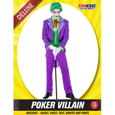 Adults Deluxe Poker Villain Costume