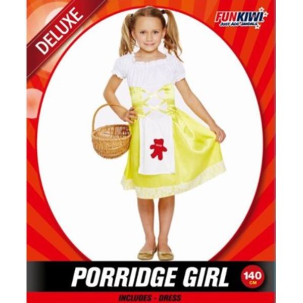 Kids Porridge Girl Costume - 140cm