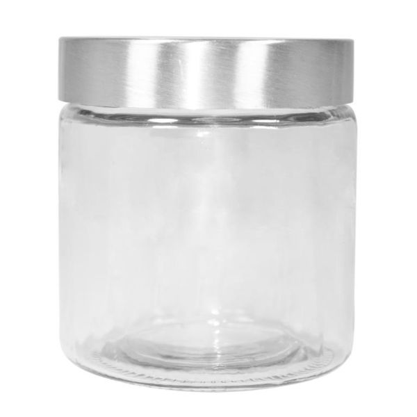 Small Round Screw Top Glass Jar - 860ml