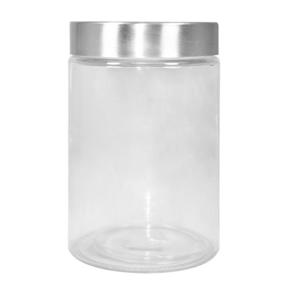 Medium Round Screw Top Glass Jar - 1300ml