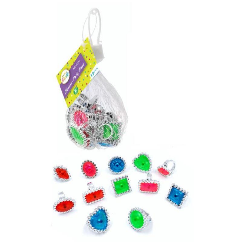 Party Rings Double Pack 12 Pack Glamour Party Rings | The Base Warehouse