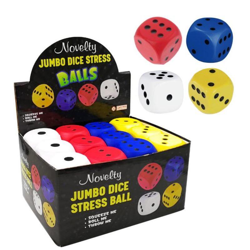 Jumbo Dice Stress Relief Balls
