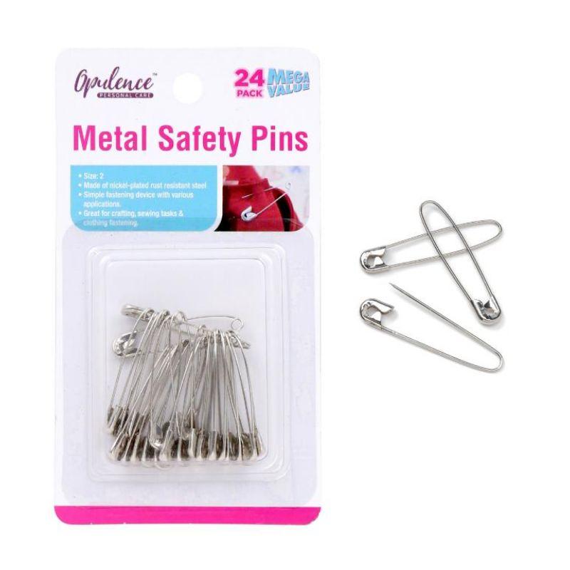 24 Pack Metal Safety Pins