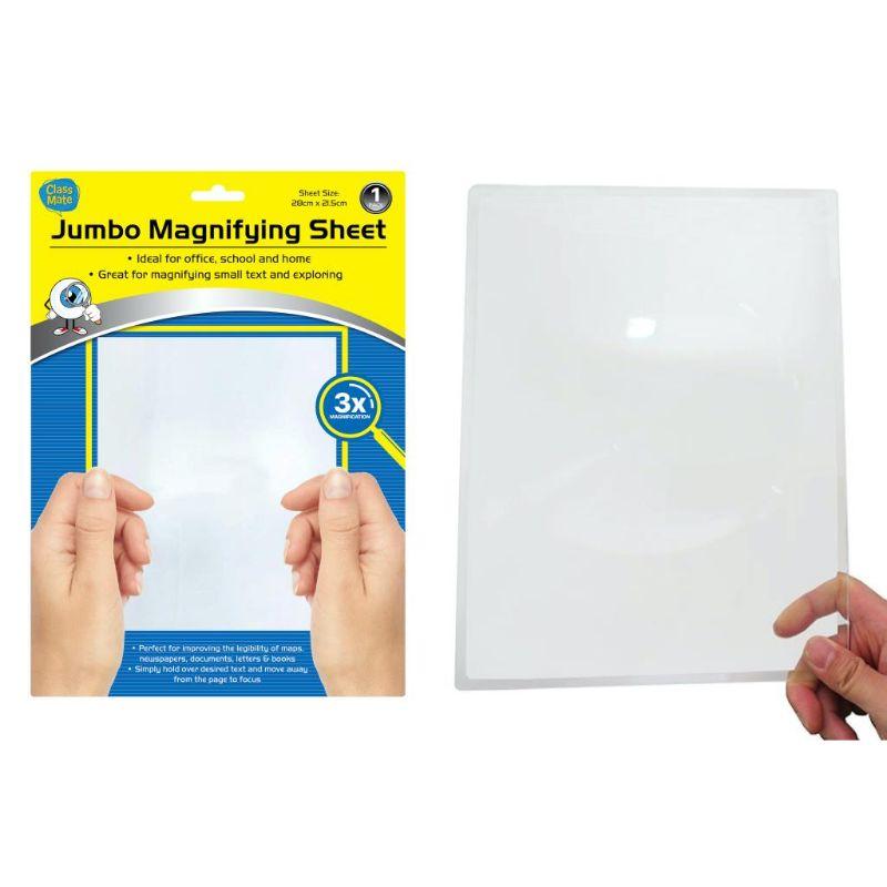 Thick Magnifying Sheet - 28cm x 21cm x 2mm