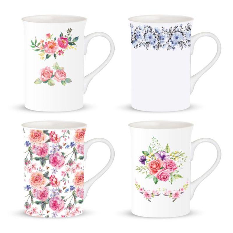 Coffee Mug New Bone - Traditional English Floral Series #2 - 280ml