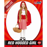 Load image into Gallery viewer, Girls Red Hooded Girl Deluxe Costume - 140cm
