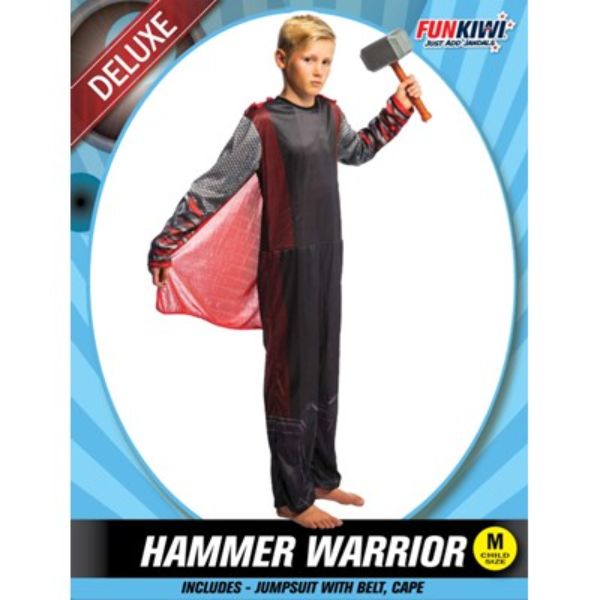Kids Hammer Warrior Costume - Medium