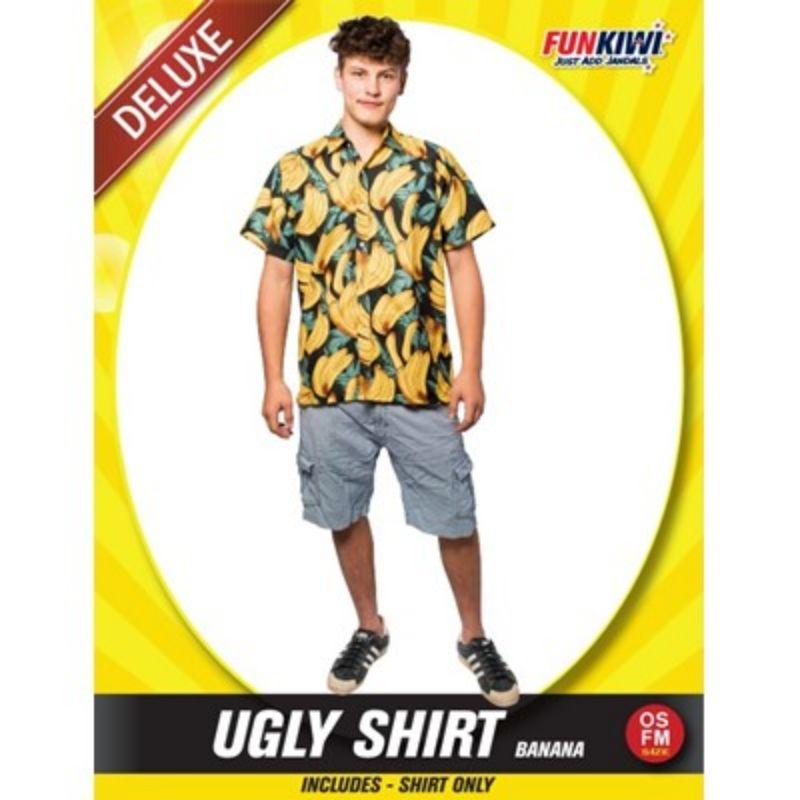 Mens Deluxe Ugly Shirt Banana
