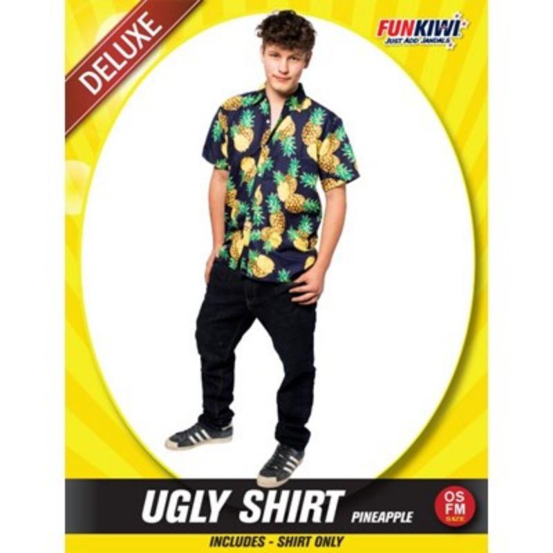 Mens Deluxe Ugly Shirt Pineapple
