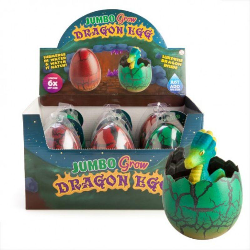 Jumbo Grow Dragon Egg - 10cm x 10cm x 11.5cm