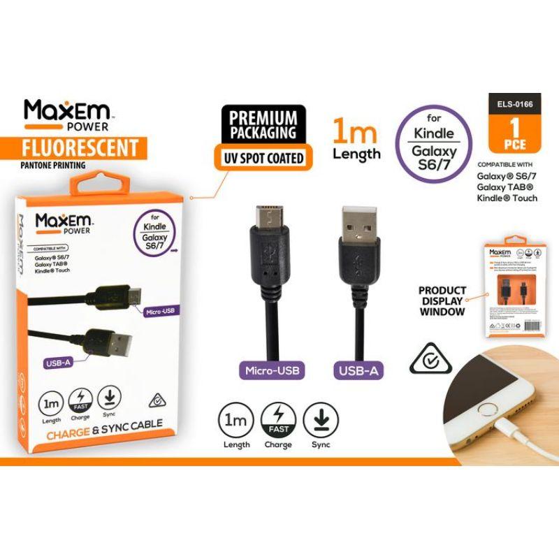 Maxem USB to Micro USB Cable - 1m