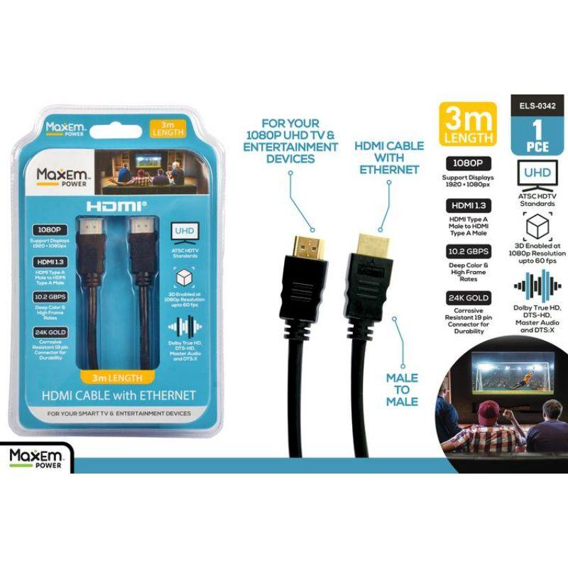 Maxem HDMI Cable - 3m