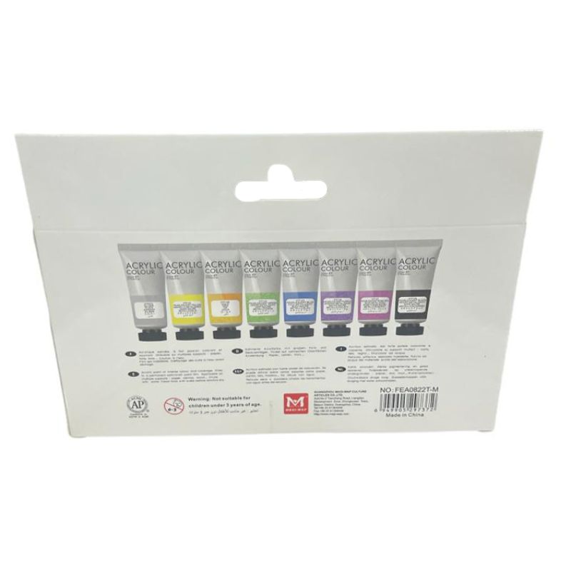 Art Ranger 8 Pack Metallic Acrylic Paint Set - 22ml