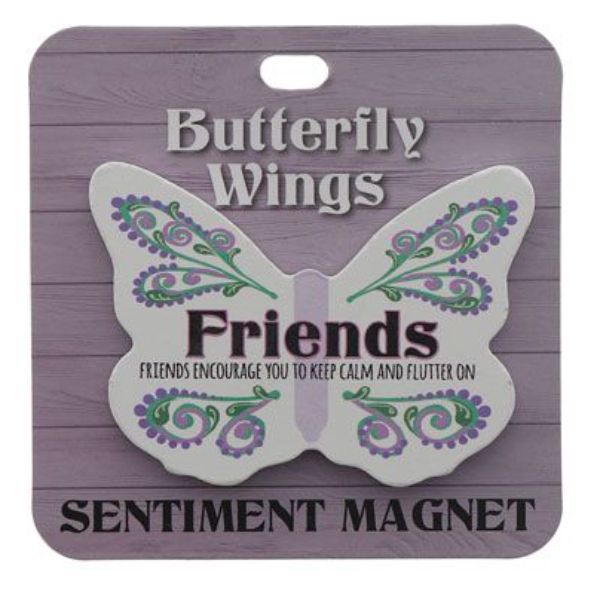 Friends Butterfly Sentiment Magnet