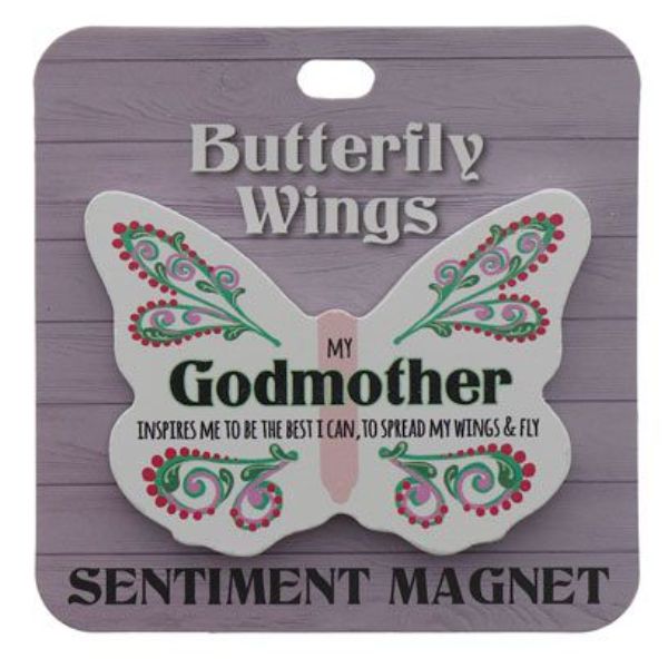 Godmother Butterfly Sentiment Magnet