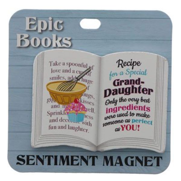 Granddaughter Book Magnet