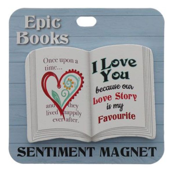 I Love You Book Magnet