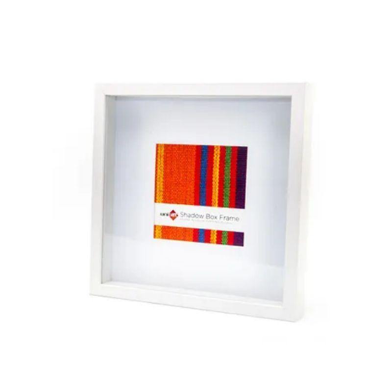 Shadow Box White Metal Frame - 30cm x 30cm - The Base Warehouse