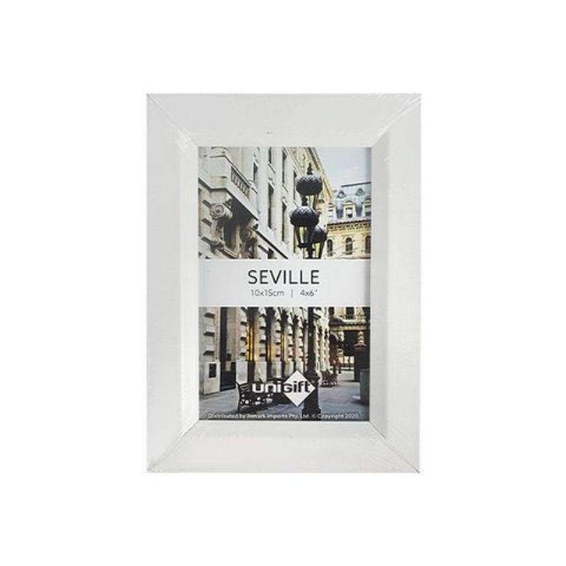 White Seville Frame - 10cm x 15cm