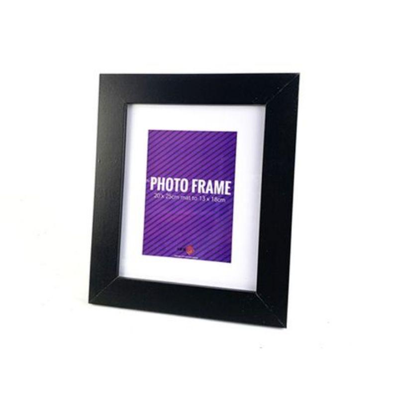 Cosmos Black Photo Frame - 20cm x 25cm / 13cm x 18cm