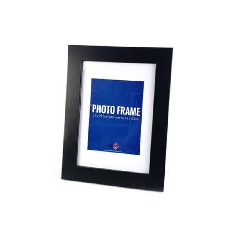 Cosmos Black Photo Frame - A4 / 15cm x 20cm