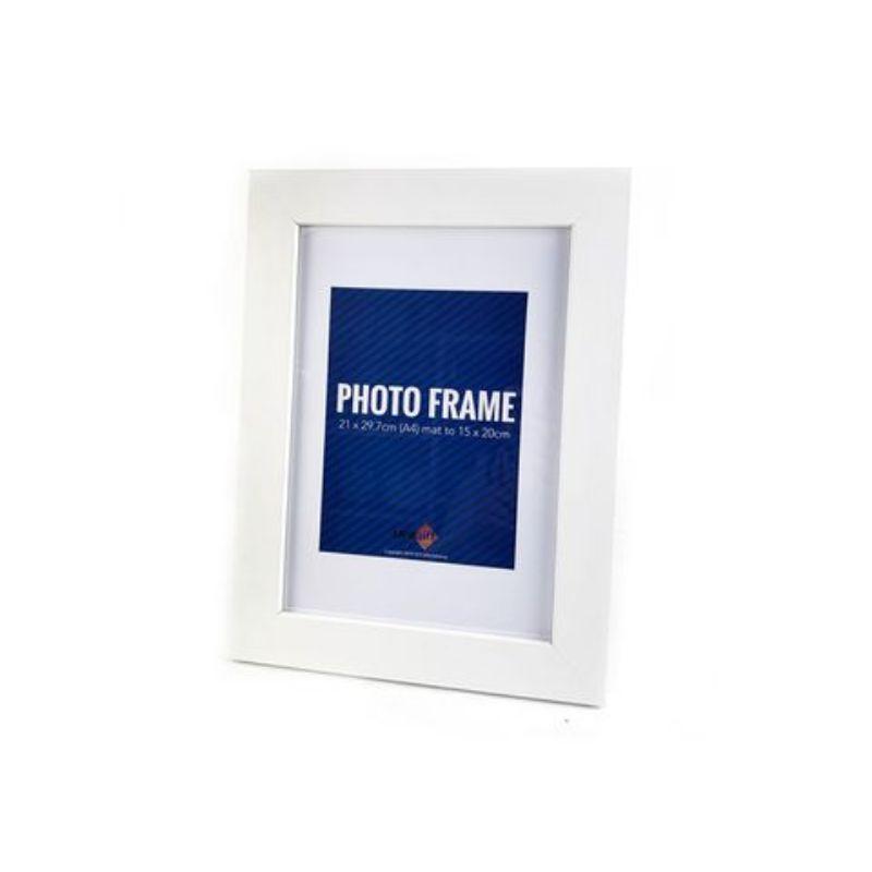 White Cosmos Photo Frame - A4 / 15cm x 20cm