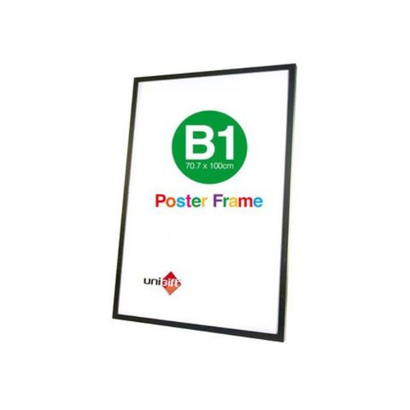 Black MDF Poster Frame - 70.7cm x 100cm / B1