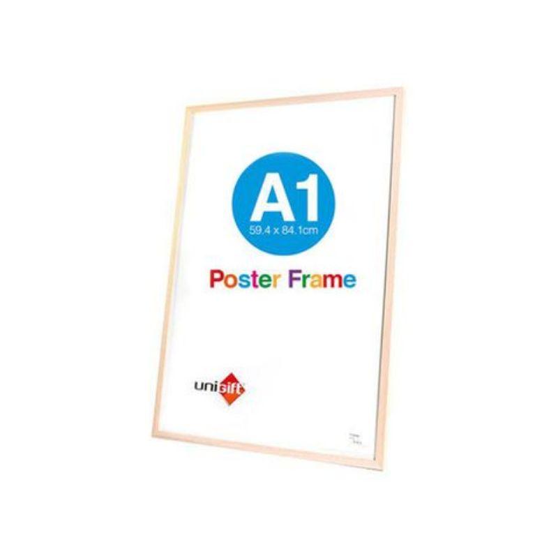 Natural MDF Poster Frame - 59.4 x 84.1cm / A1