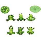 Load image into Gallery viewer, Marble Look Green Frog Figurine Statue Garden Sculpture - 6cm
