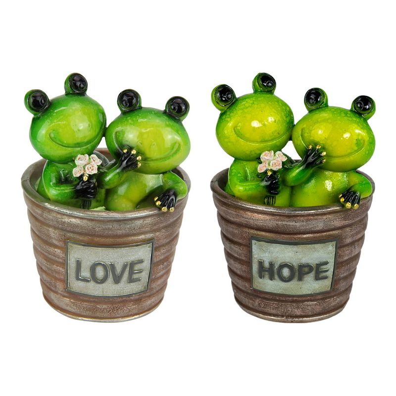 Inspirational Frog in Pot - 13.5cm