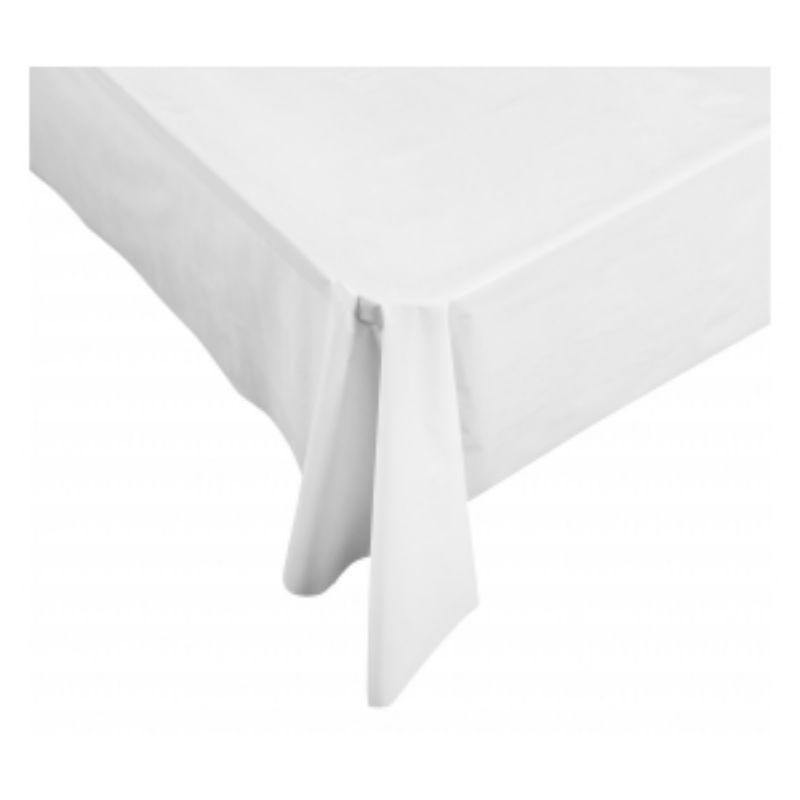 White Rectangle Tablecover - 2.7cm x 1.37m - The Base Warehouse