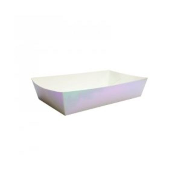 10 Pack Lunch Tray Iridescent