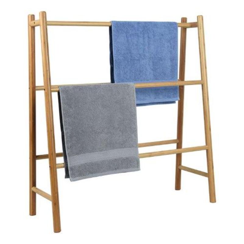 Bamboo Towel Rail - 80cm x 30cm x 85cm