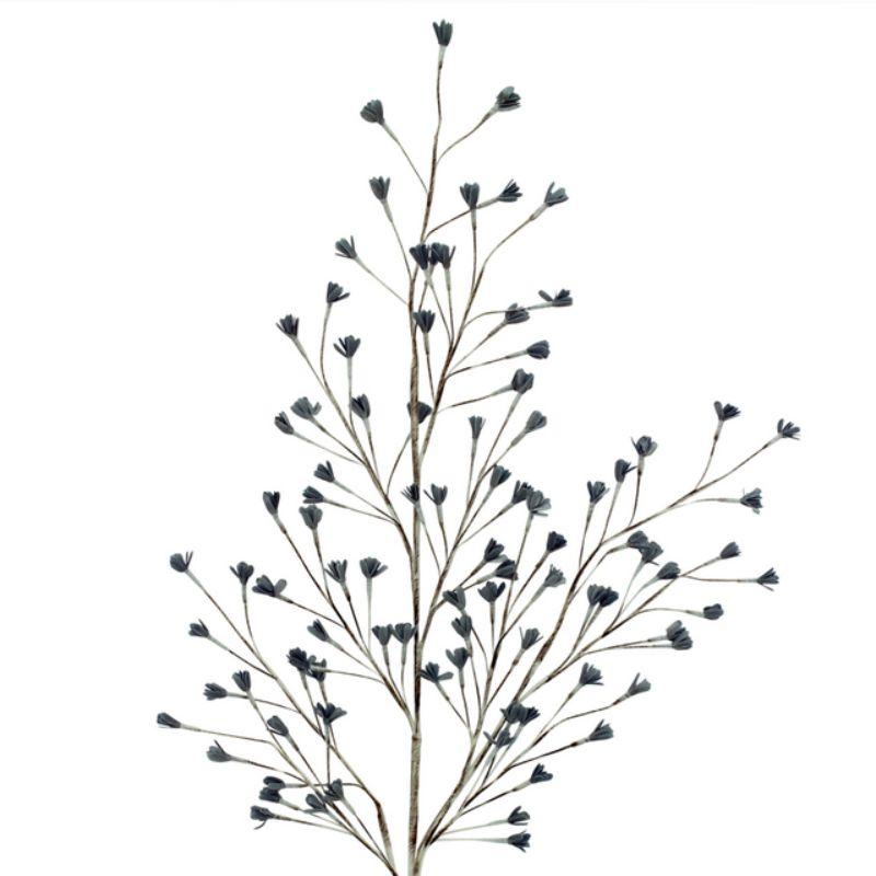 Steel Blue Spray Branch - 90cm