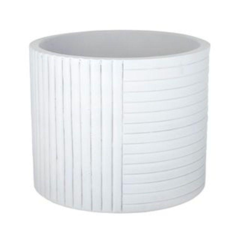 White Gaynor Composite Pot - 46cm x 38cm