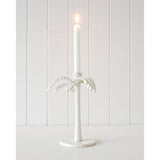 Load image into Gallery viewer, Nusa Palm Gardenia Cream Large Stick Candle Holder - 12cm x 23cm x 17cm
