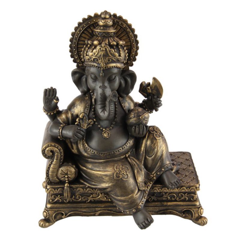 Ganesh Sitting on Lounge - 19cm